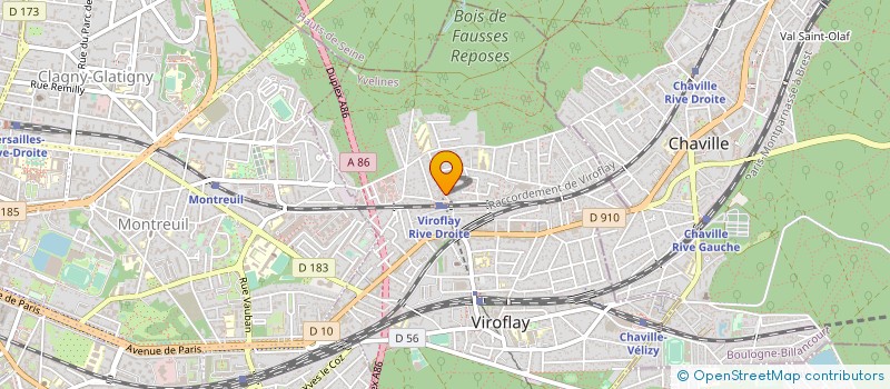 localisation de l'entreprise SYND COPRO 16 R GABRIEL PERI  VIROFLAY