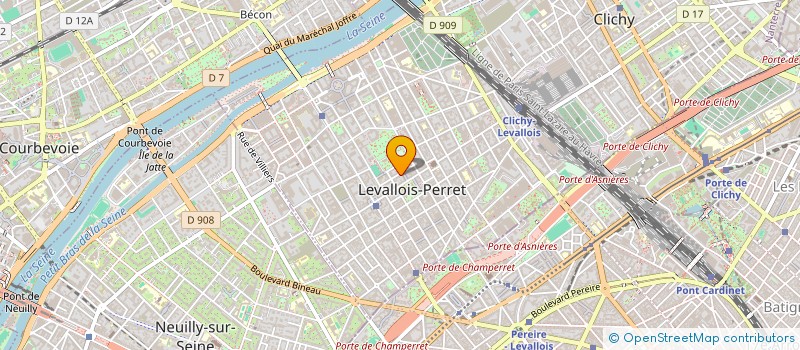 localisation de l'entreprise SYND COPRO 16 R PASTEUR à LEVALLOIS-PERRET