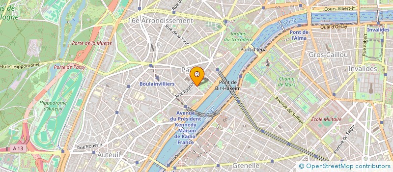 localisation de l'entreprise SYND COPRO 16 RUE ANKARA 75016 PARIS  PARIS