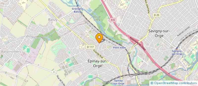 localisation de l'entreprise SYND COPRO 16 RUE D'ATHIS à EPINAY-SUR-ORGE
