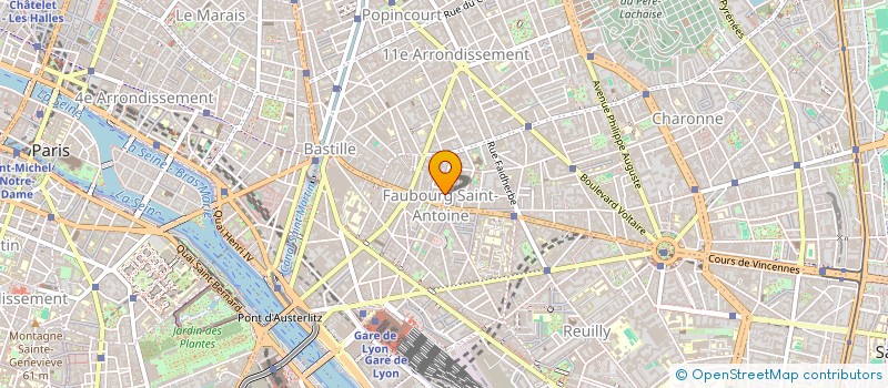 localisation de l'entreprise SYND COPRO 16 TROUSSEAU  PARIS