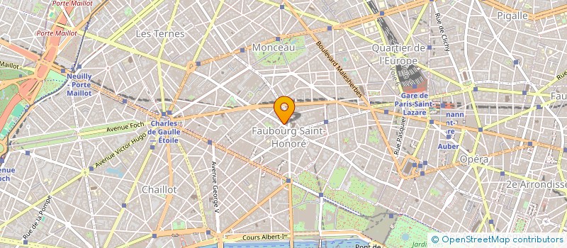 localisation de l'entreprise SYND COPRO 164 166 RUE FG ST HONORE  PARIS