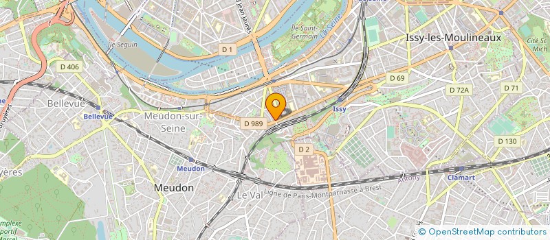 localisation de l'entreprise SYND COPRO 166 AV DE VERDUN à ISSY-LES-MOULINEAUX