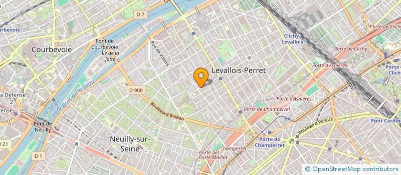 localisation de l'entreprise SYND COPRO 17 B R VOLTAIRE à LEVALLOIS PERRET