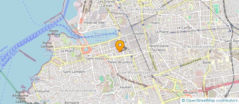 localisation de l'entreprise SYND COPRO 17 POLLACK à MARSEILLE 6