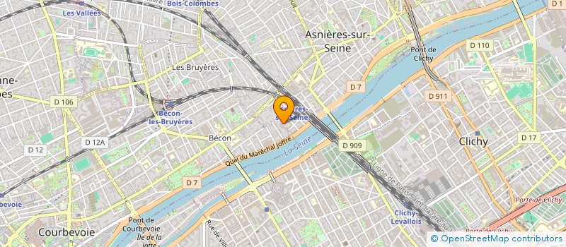 localisation de l'entreprise SYND COPRO 17 R CHEMIN VERT à COURBEVOIE