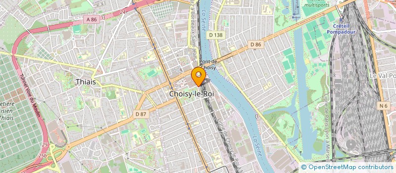 localisation de l'entreprise SYND COPRO 17 RUE ANATOLE FRANCE à CHOISY-LE-ROI