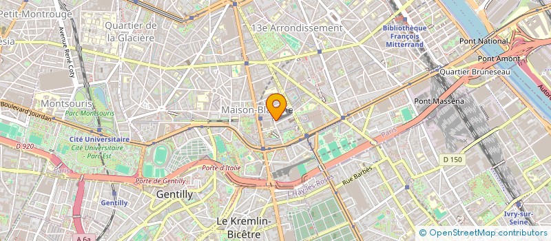 localisation de l'entreprise SYND COPRO 17 RUE GANDON  PARIS