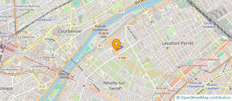 localisation de l'entreprise SYND COPRO 172 A 174 BD BINEAU à NEUILLY-SUR-SEINE