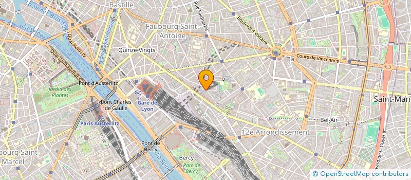 localisation de l'entreprise SYND COPRO 174 R DE CHARENTON  PARIS