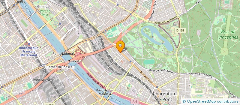 localisation de l'entreprise SYND COPRO 177 179 RUE DE PARIS  CHARENTON-LE-PONT