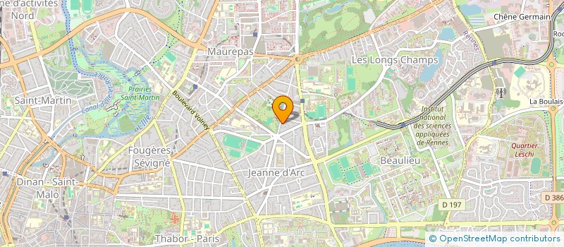 localisation de l'entreprise SYND COPRO 18 BD RAYMOND POINCARE  RENNES