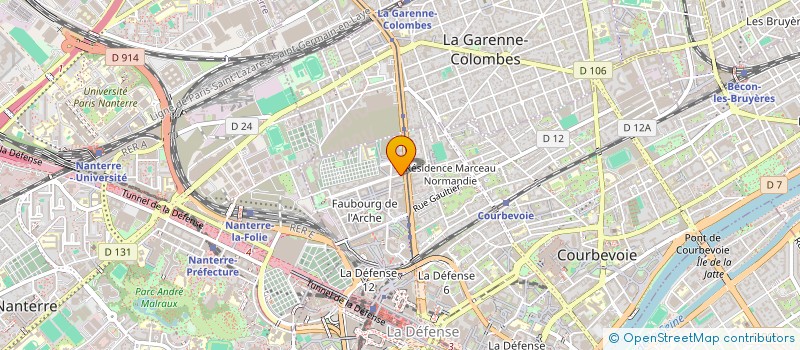 localisation de l'entreprise SYND COPRO 18 R DIEPPE à COURBEVOIE