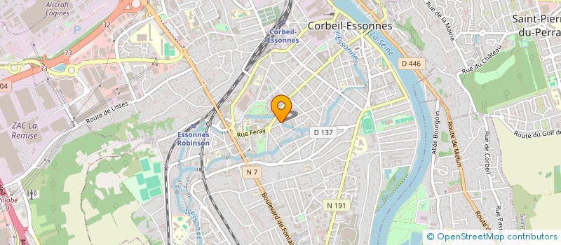localisation de l'entreprise SYND COPRO 18 RUE MAURICE BERTEAUX à CORBEIL-ESSONNES