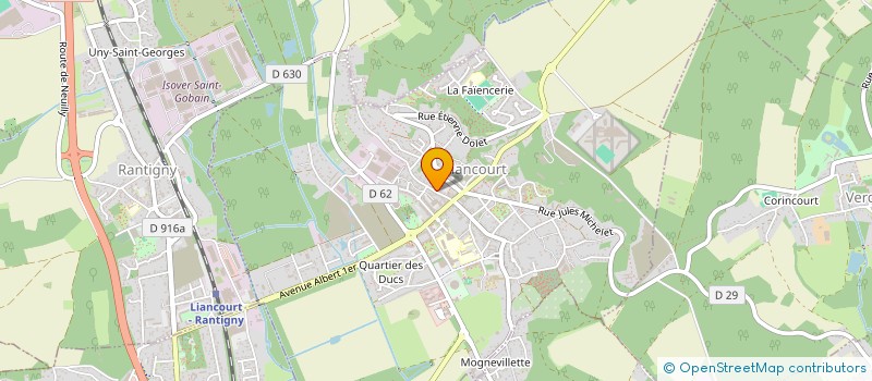 localisation de l'entreprise SYND COPRO 18 RUE PASTEUR  LIANCOURT