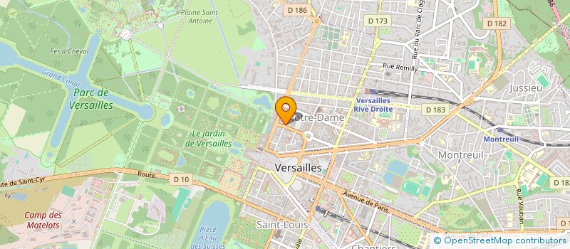 localisation de l'entreprise SYND COPRO 19 A 21 R PEINTRE LEBRUN à VERSAILLES