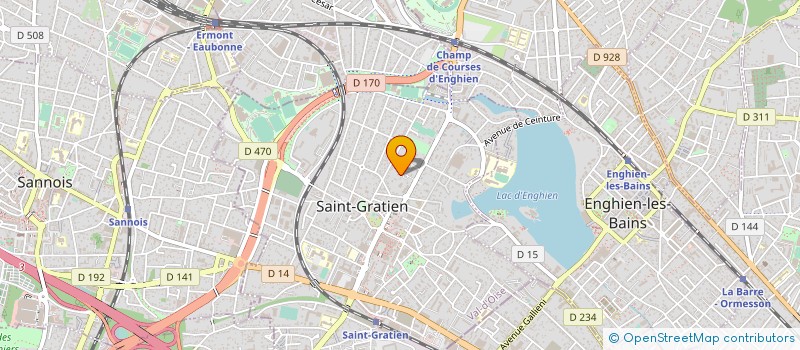 localisation de l'entreprise SYND COPRO 19 AV DANIELE CASANOVA  SAINT-GRATIEN