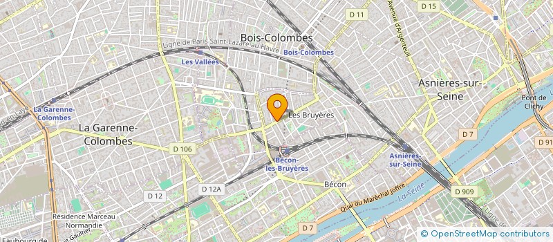 localisation de l'entreprise SYND COPRO 19 AV FAIDHERBE  ASNIERES-SUR-SEINE