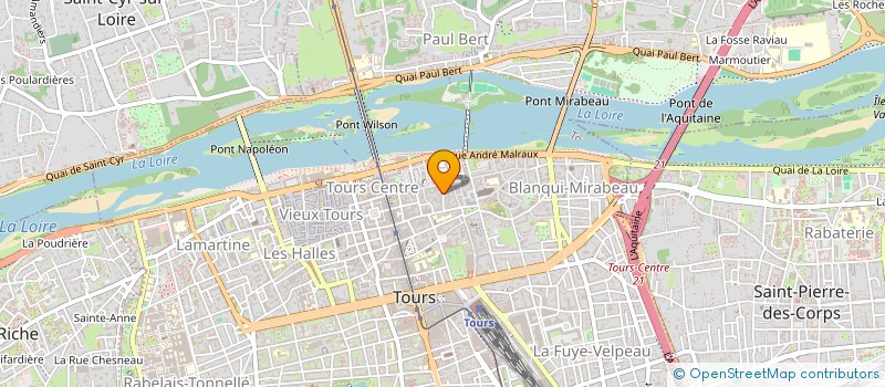 localisation de l'entreprise SYND COPRO 19 RUE DU CYGNE à TOURS