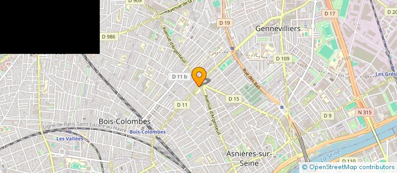 localisation de l'entreprise SYND COPRO 190 R DES BOURGUIGNONS  ASNIERES-SUR-SEINE