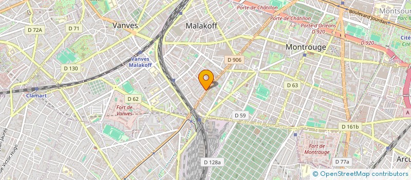 localisation de l'entreprise SYND COPRO 192 AV BROSSOLETTE  MALAKOFF