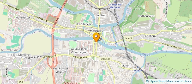 localisation de l'entreprise SYND COPRO 2 4 6 PL DE LA RESISTANCE  CHARLEVILLE-MEZIERES