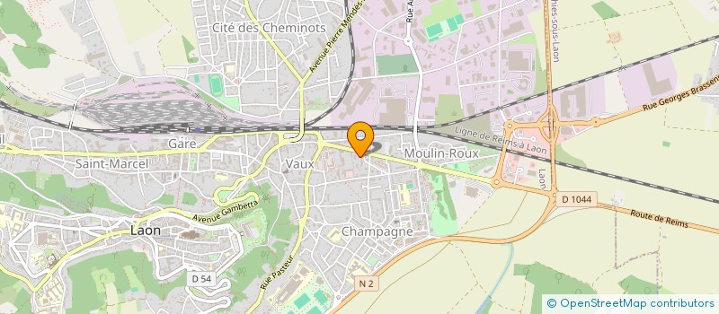 localisation de l'entreprise SYND COPRO 2 A 8 R PIERRE CURTIL à LAON