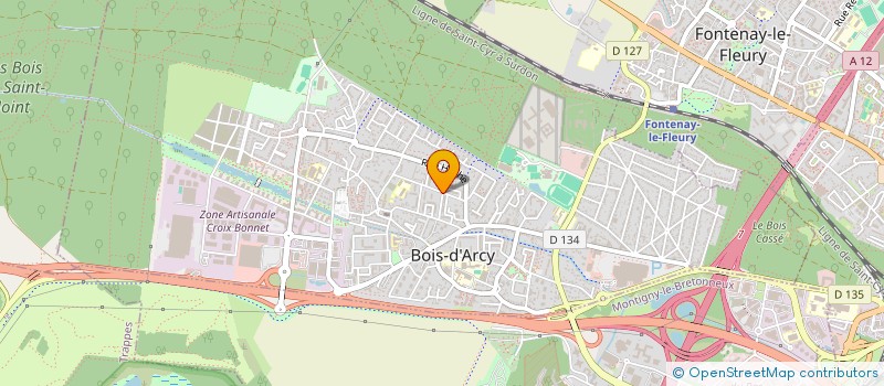 localisation de l'entreprise SYND COPRO 2 AV TOULOUSE LAUTREC  BOIS-D'ARCY