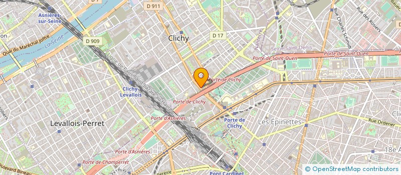 localisation de l'entreprise SYND COPRO 2 BD JEAN JAURES à CLICHY