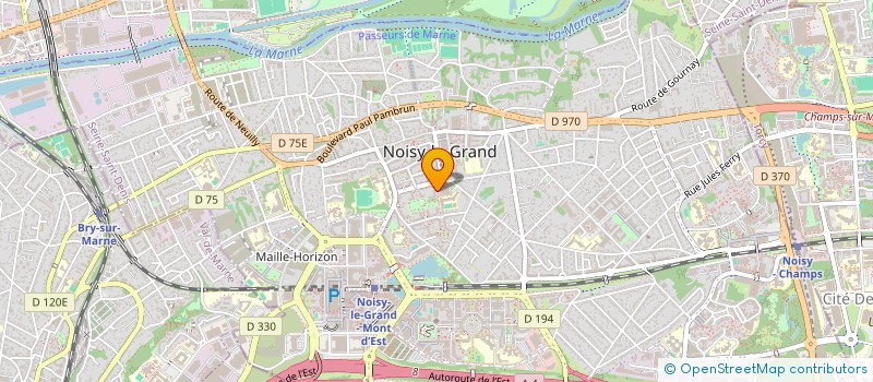 localisation de l'entreprise SYND COPRO 2 MAIL CLOS ST VINCENT  NOISY-LE-GRAND