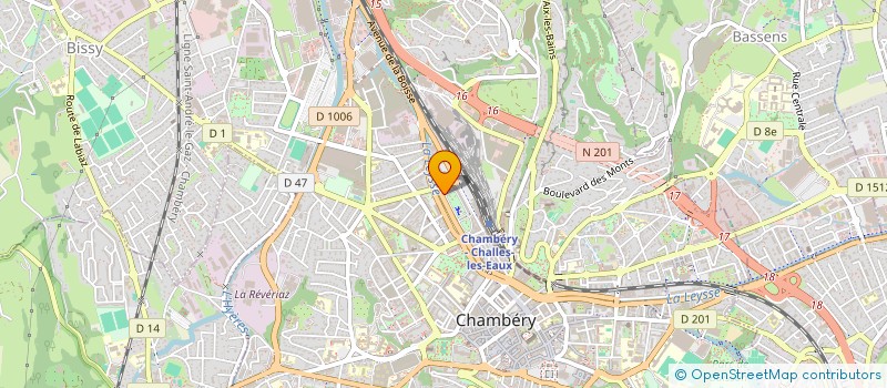 localisation de l'entreprise SYND COPRO 2 PASSAGE GAMBETTA  CHAMBERY