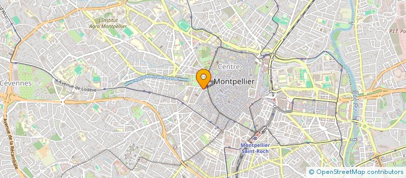 localisation de l'entreprise SYND COPRO 2 R DE LA MERCI à MONTPELLIER