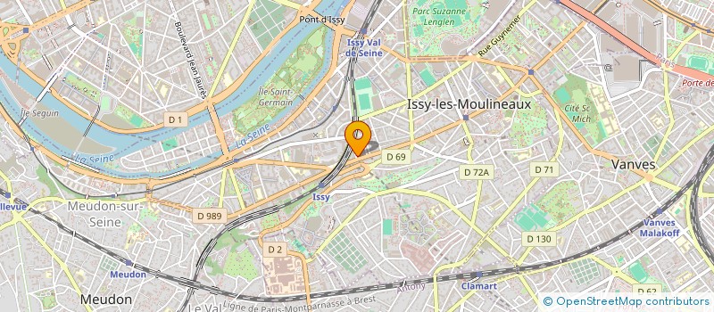 localisation de l'entreprise SYND COPRO 2 R EDOUARD NAUD à ISSY-LES-MOULINEAUX