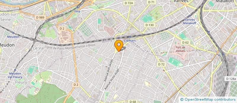 localisation de l'entreprise SYND COPRO 2 R PIERRE BAUDRY à CLAMART