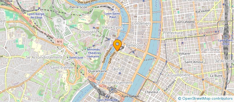 localisation de l'entreprise SYND COPRO 2 R ST EXUPERY  LYON 2EME