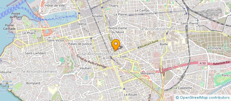 localisation de l'entreprise SYND COPRO 2 RUE CDT IMHAUS à MARSEILLE