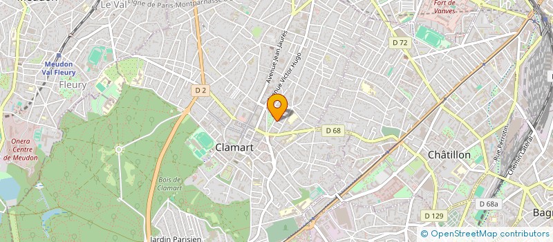 localisation de l'entreprise SYND COPRO 2 RUE DES DORMELLES à CLAMART