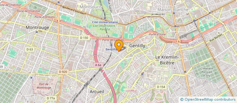 localisation de l'entreprise SYND COPRO 2 TER RUE RENE ANJOLVY à GENTILLY