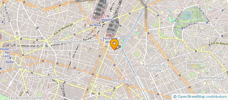 localisation de l'entreprise SYND COPRO 20 A 22 PAS DES RECOLLETS  PARIS