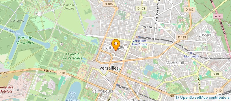 localisation de l'entreprise SYND COPRO 20 A 22 R HOCHE à VERSAILLES