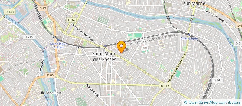 localisation de l'entreprise SYND COPRO 20 AV DES ARTS A SAINT-MAUR à SAINT-MAUR-DES-FOSSES