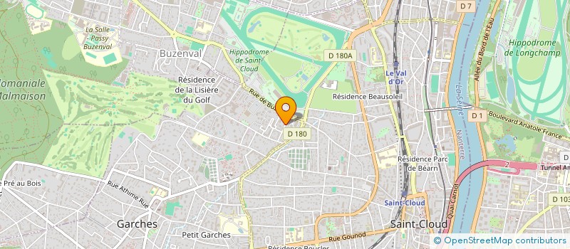 localisation de l'entreprise SYND COPRO 20 AV DES JOCKEYS à GARCHES