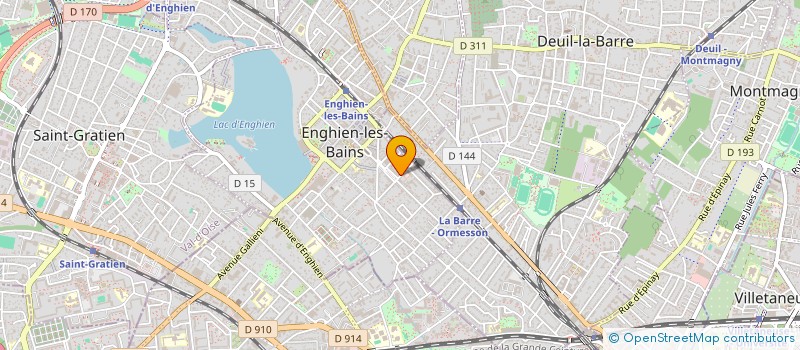 localisation de l'entreprise SYND COPRO 20 R PASTEUR  ENGHIEN-LES-BAINS