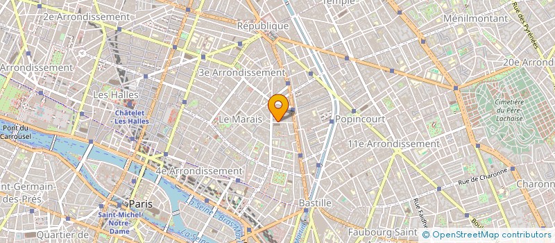 localisation de l'entreprise SYND COPRO 20 RUE SAINT CLAUDE 75003  PARIS