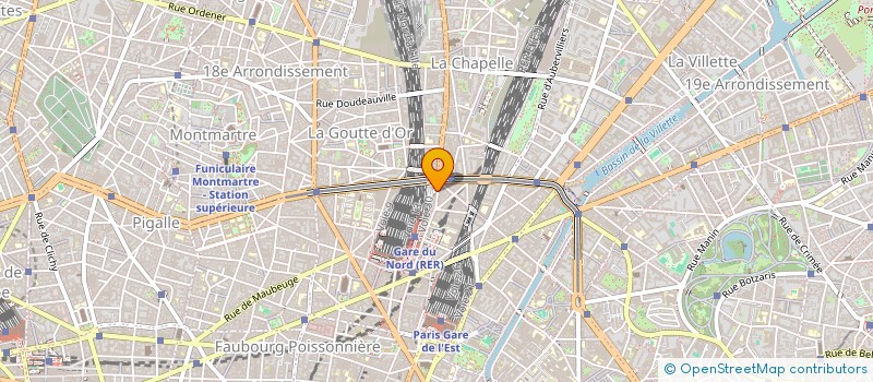 localisation de l'entreprise SYND COPRO 207 RUE FG DENIS  PARIS
