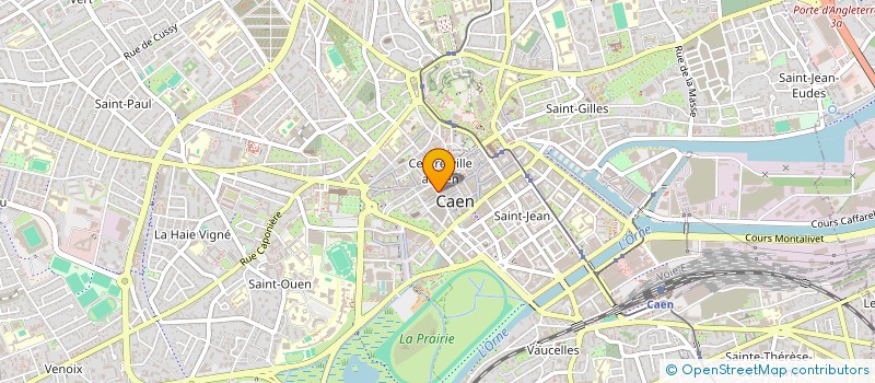 localisation de l'entreprise SYND COPRO 21 23 RUE PAUL DOUMER à CAEN