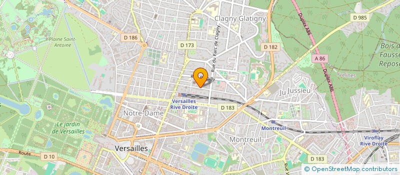 localisation de l'entreprise SYND. COPRO. 21 R A. JOLY à VERSAILLES