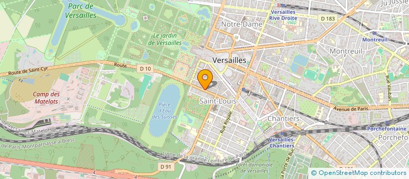 localisation de l'entreprise SYND COPRO 21 R DE L'ORANGERIE à VERSAILLES