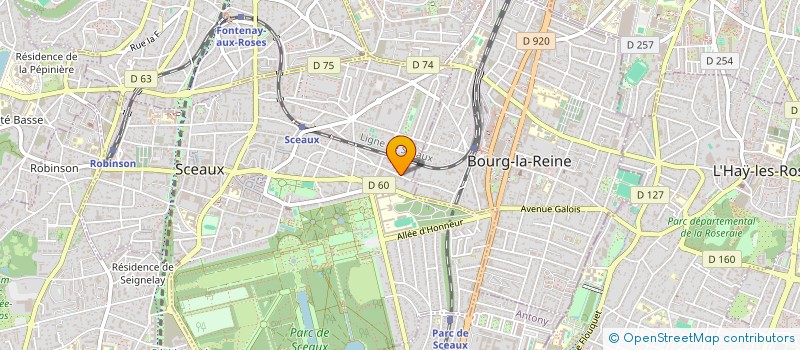 localisation de l'entreprise SYND COPRO 21 R DES FILMINS à SCEAUX