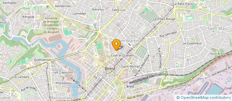 localisation de l'entreprise SYND COPRO 21 RUE GLASGOW à BREST